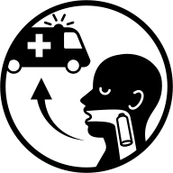 Icône de sécurité de la batterie 8 - Consulter immédiatement un médecin en cas d'ingestion