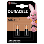 Piles alcalines de spécialité MN21 Duracell de taille 12V en pack de 2 pièces