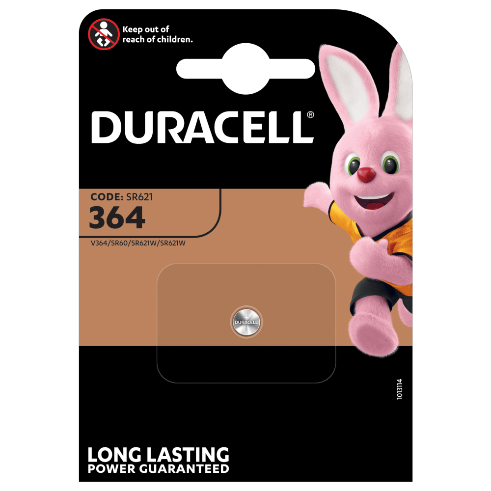 Pile bouton Duracell Specialty Oxide d'argent 364
