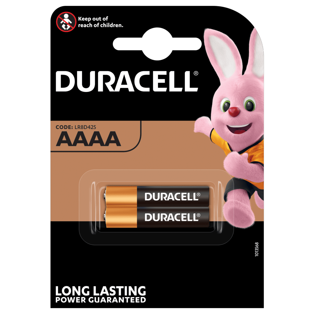 Piles alcalines de 1,5 V AAA Duracell de spécialité en paquet de 2 pièces