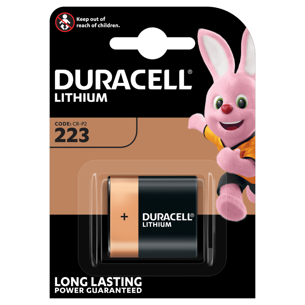 Pile Photo Duracell Spécialité Lithium 223 Haute Puissance 6V