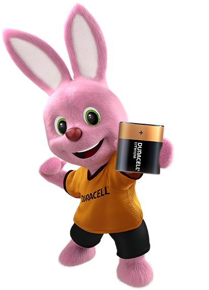 Bunny présente la batterie Duracell Specialty Lithium 223 taille 6V
