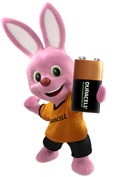 Duracell Bunny présente une batterie rechargeable 9V 170mAh
