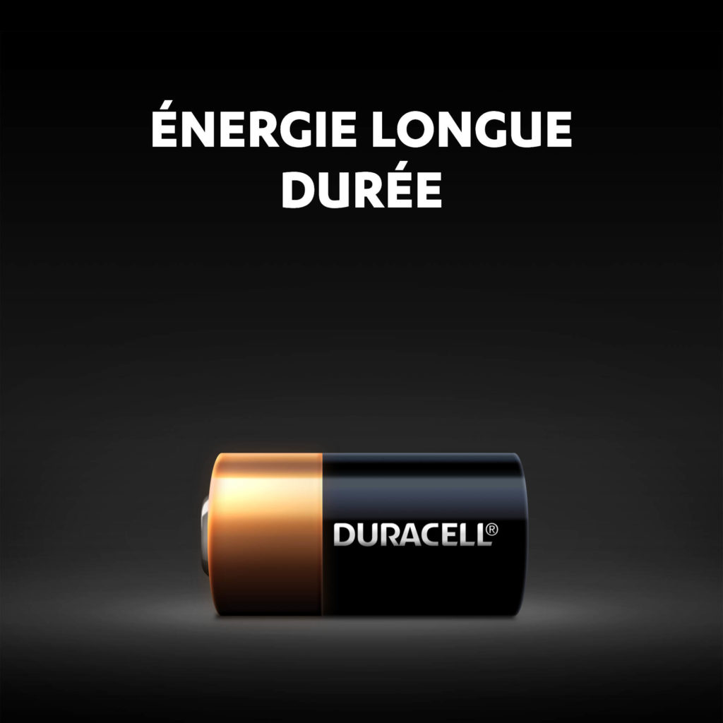Puissance longue durée des piles au lithium Duracell de 28 L