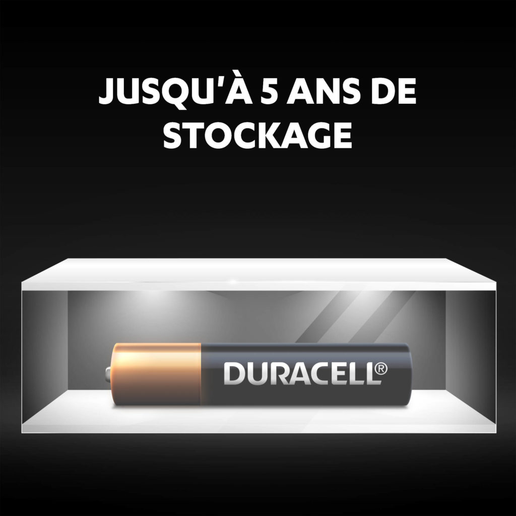 Les piles alcalines AAAA de spécialité non utilisées restent fraîches et alimentées jusqu'à 5 ans en stockage ambiant