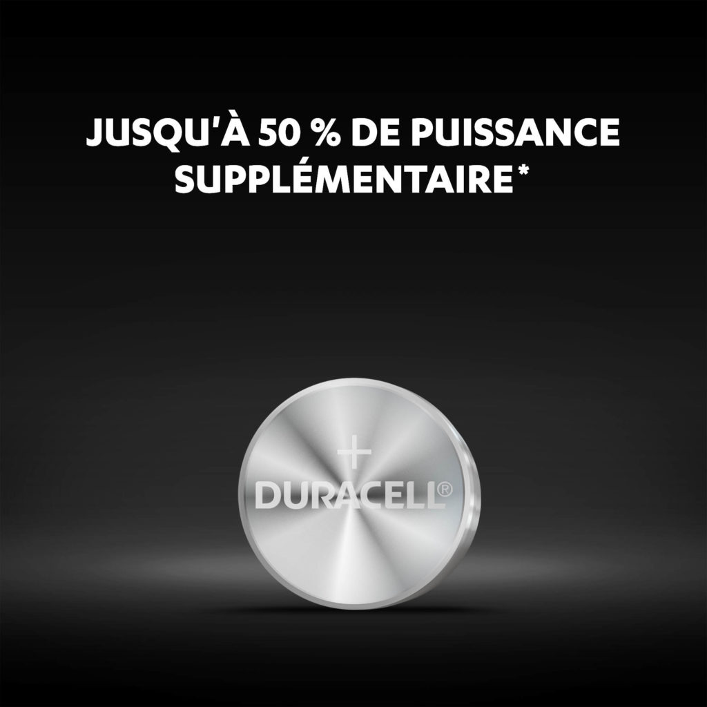 Piles boutons Duracell alcalines spéciales LR44 - Jusqu'à 50% de puissance en plus